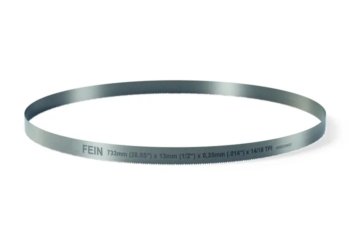 Lame de scie à ruban FEIN, 14 / 18 dents par pouce, Longueur de coupe 733mm, pour Métal, Plastique, X 3