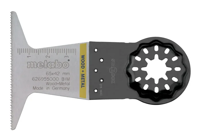 Lame de scie plongeante, bois/métal, BiM, 65 mm – METABO – 626955000