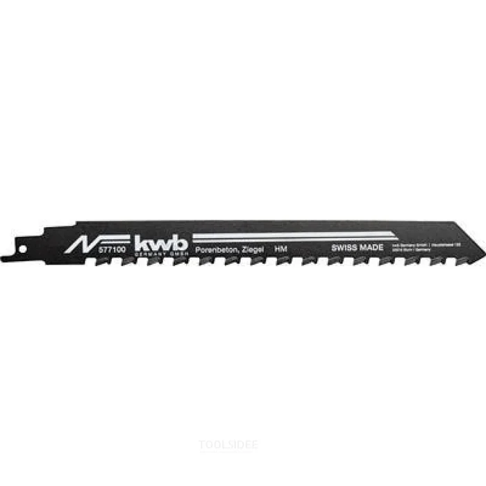 Lame de scie sabre pour béton cellulaire KWB 240