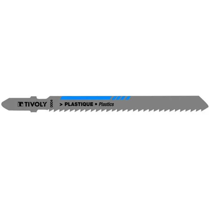 Lame de scie sauteuse -Pour plastique -Attache T / L: 100 / H: 75 / Droite TIVOLY – XT505520004