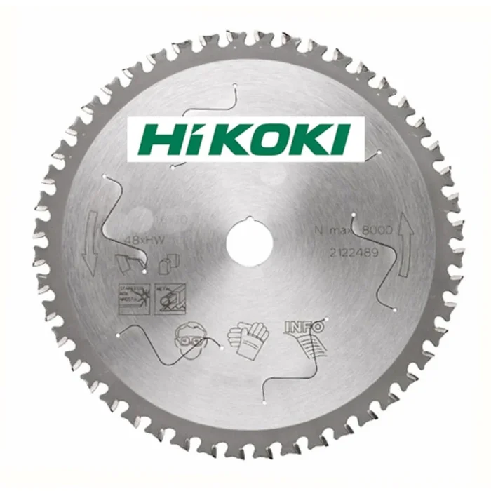 Lame pour scie circulaire aluminium 190 x 30, 54 dents – HIKOKI – 752439