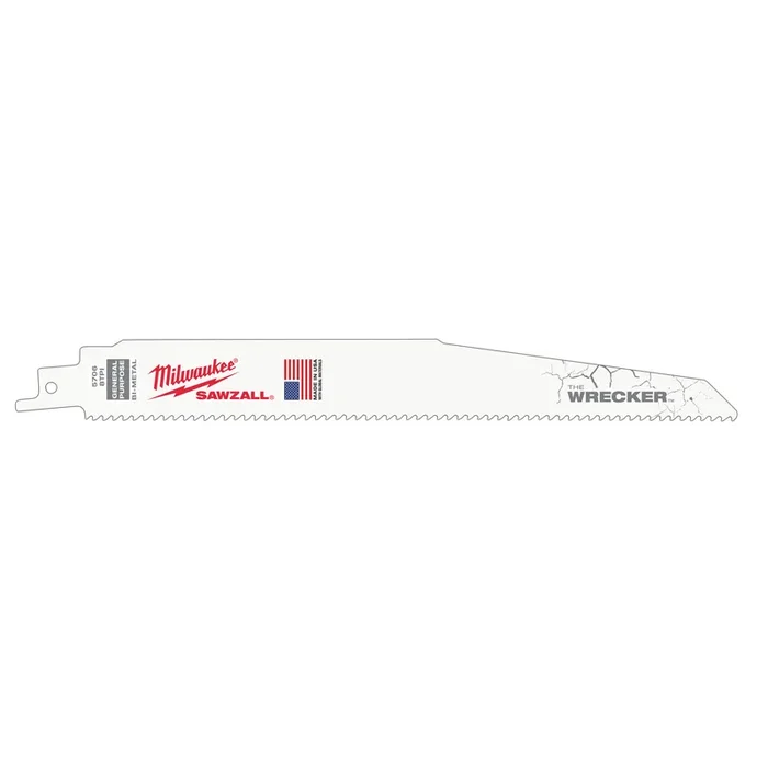 Lame scie sabre wrecker 300mm (x25) MILWAUKEE ACCESSOIRES – 48008711