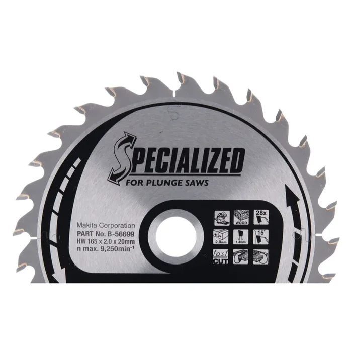 LAMES CARBURES MAKITA POUR SCIES PLONGEANTES À BATTERIE-B-56699