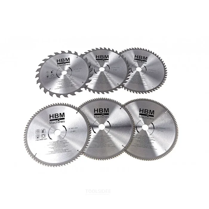 Lames de scie circulaire HBM HM 300 mm pour bois