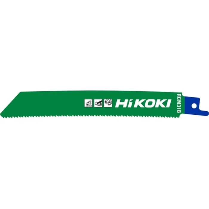 Lames de scie sabre RCM31B courbé 150mm 14TPI – Lot de 5 – Métal – HIKOKI – 752676