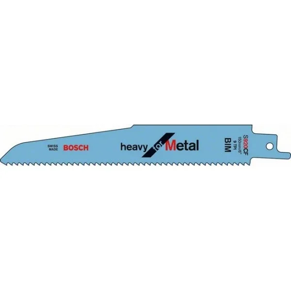 Lames scie sabre heavy for metal L150 sachet de 5 Bosch
