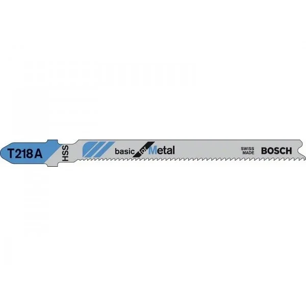 Lames scie sauteuse basic for metal T218A sachet de 2 Bosch