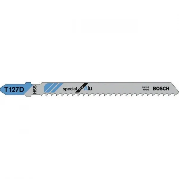 Lames scie sauteuse special for Alu T127D sachet de 5 Bosch