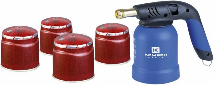 Lampe a souder allumage manuel avec 4 cartouches 190gr KEMPER – 05796