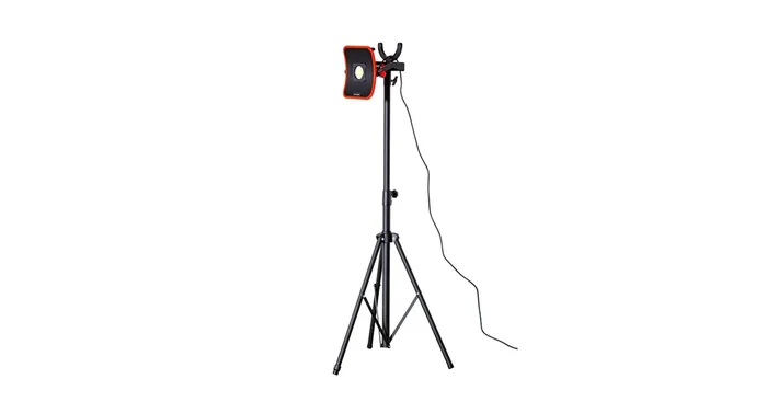 Lampe de chantier FLOW LED 50 W + Trépied télescopique 1800mm MW Tools
