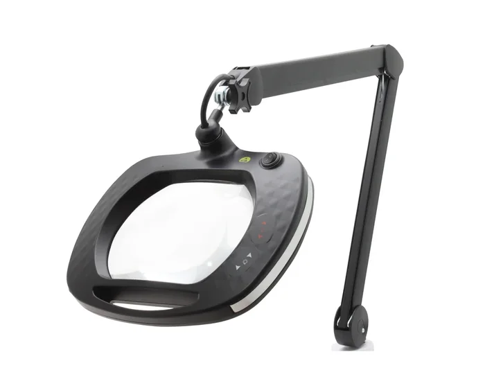Lampe loupe LED ideal-tek LE-HDWWE5D 5dioptrie 7.5 x 6.2pouce