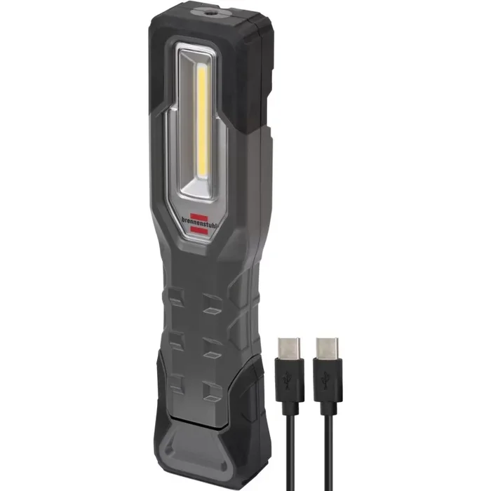 Lampe torche LED rechargeable IP54 USB socle aimante 1000+200 lumens