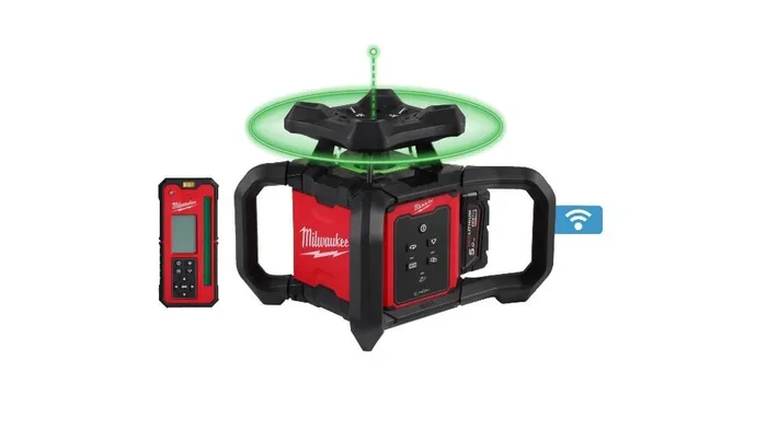 LASER ROTATIF VERT MILWAUKEE HORIZONTAL/VERTICAL, 300 M – M18 RLOHVG300-501C – 4933493194