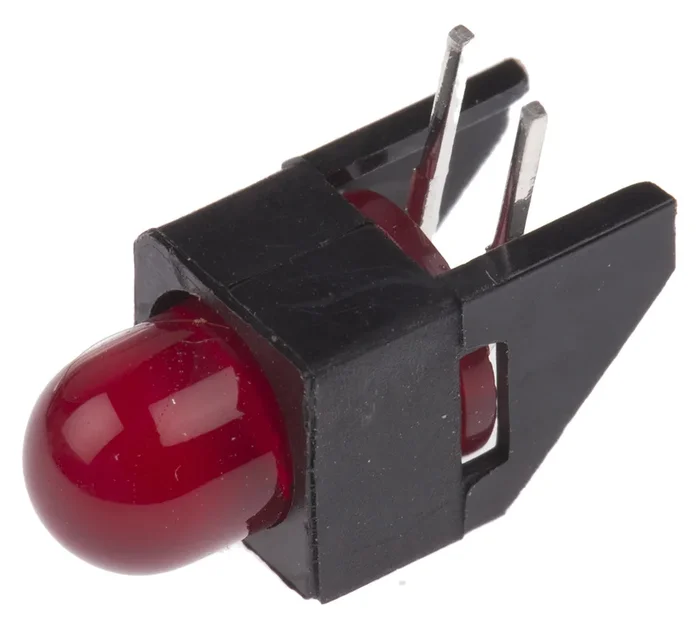 LED Rouge, Traversant, 5 mm (T-1 3/4), 1,7 V