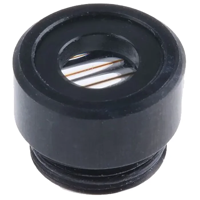 Lentille pour laser, Global Laser, Tiges multiples moulées, Forme Ligne, Angle 18°, Ouverture 5mm