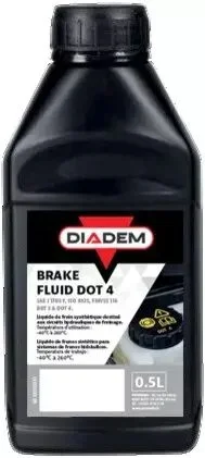 Liquide de frein dot4 bidon 500ml Diadem