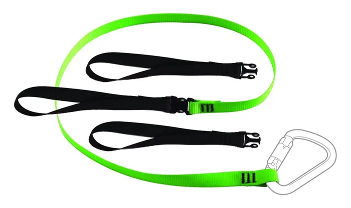 Longe avec 1 boucle +3 connect. debrochables 1,22 m maxi 1kg LEVAC – 3800RTLS2