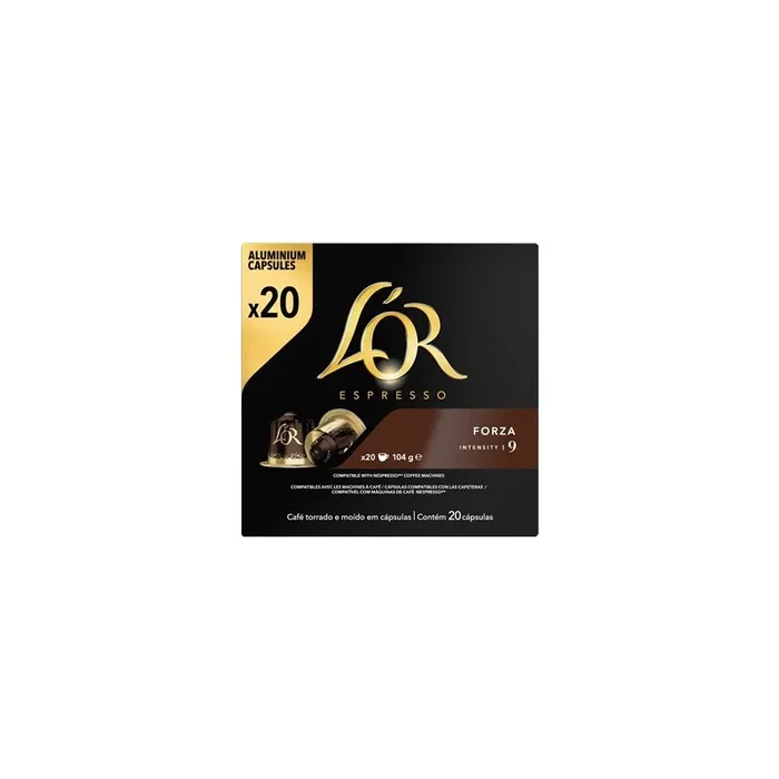 Lot 30 capsules l&rsquo;OR Espresso Forza n°9