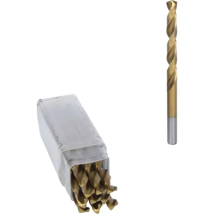 Lot de 10 forets HSS-Tin au titane, Ø6,4 mm KSTOOLS – 3304064