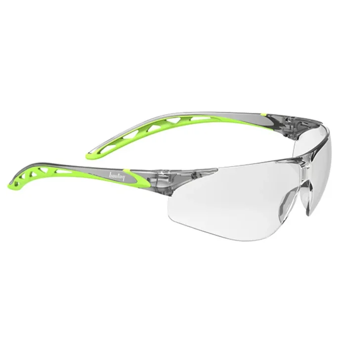 Lot de 12 Lunettes oculaire clair anti-rayures/anti-buée Vico vert HV – Bouton Optical – 250-16-0020-EN