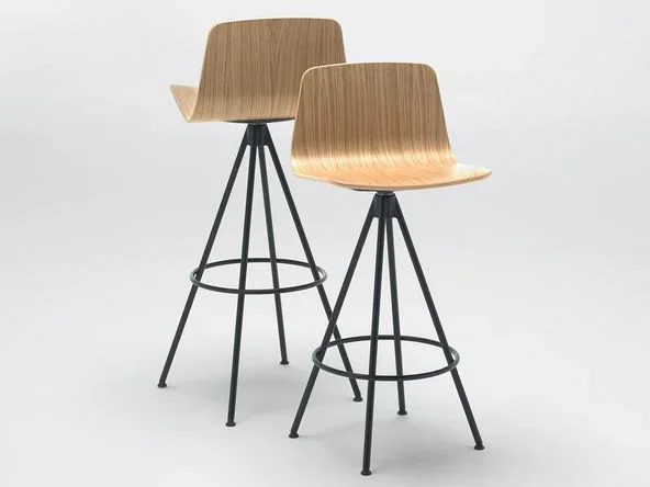 Lot de 2 chaises hautes Varya Wood – Inclass