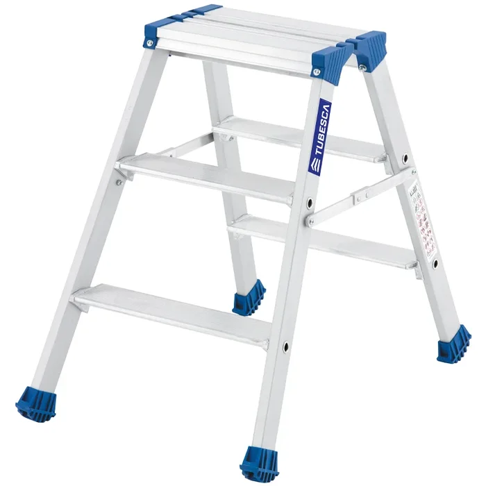 Lot de 2 echelles doubles de chantier Platinium
