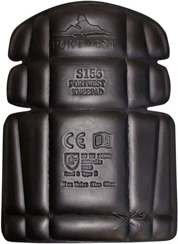 Lot de 2 genouillères de protection monoblocs polyéthylène