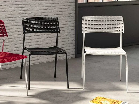 Lot de 4 chaises polyvalentes Web – Etner