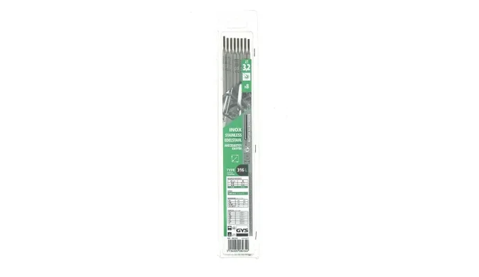 Lot de 8 Electrodes pour Soudure Inox Ø 3,2 mm – Ref 082342 – GYS