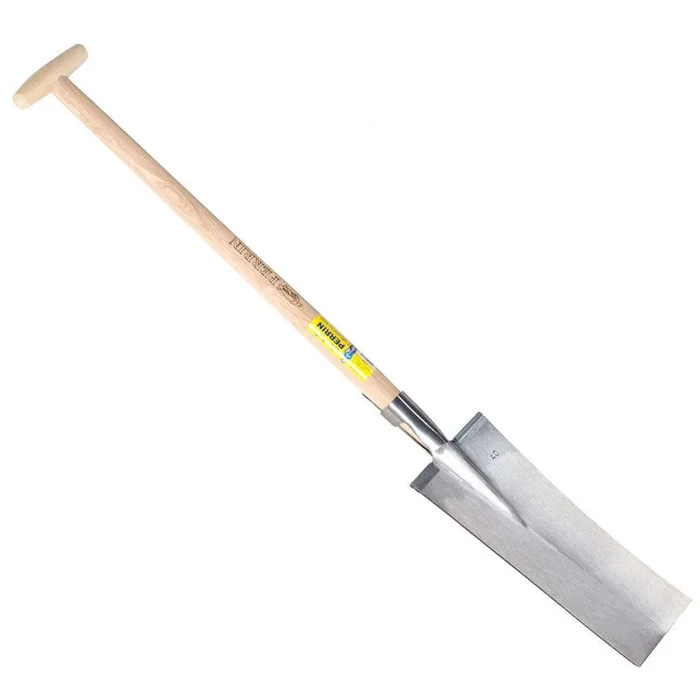 LOUCHET TERRASSIER A ANNEAU 40 CM EMMANCHÉ BÉQUILLE TOURNÉE PERRIN – 312340