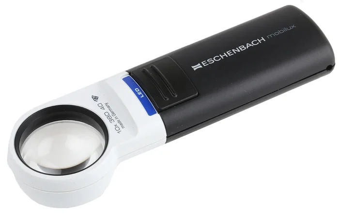 Loupe lumineuse Eschenbach, grossissement 10X, diam. lentille 35mm