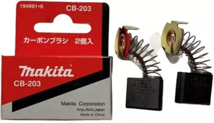 Makita 194991-6 Jeu de balais de charbon Cb-203 A