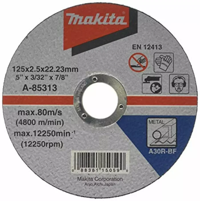 Makita A -85313 – Disque à tronçonner 125 x 22,23 mm – métal