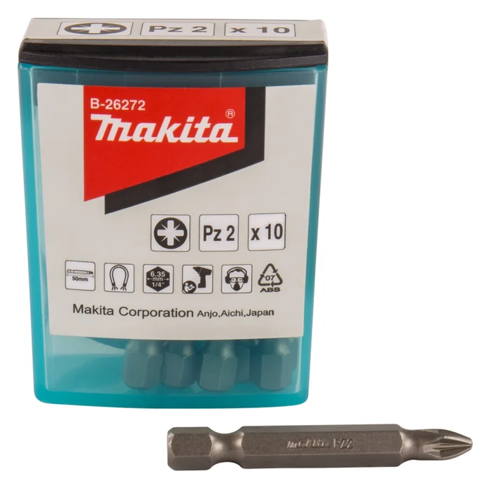 Makita B-26272 Embout de vis pz2 x 50 mm 10 pièces