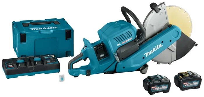 Makita CE002GT202X XGT 2x40V Max batterie Li-ion Ensemble de Meuleuses de porte (2x 5.0Ah) en Mbox – 355mm