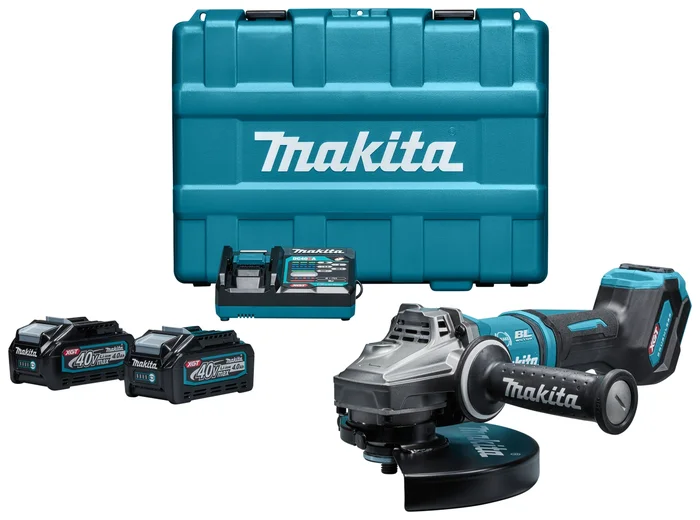 Makita GA038GM203 Meuleuse d&rsquo;angle sans-fil – XGT 40V max Li-ion – 2 batteries 4,0 ah – Coffret – 230 mm – Brushless