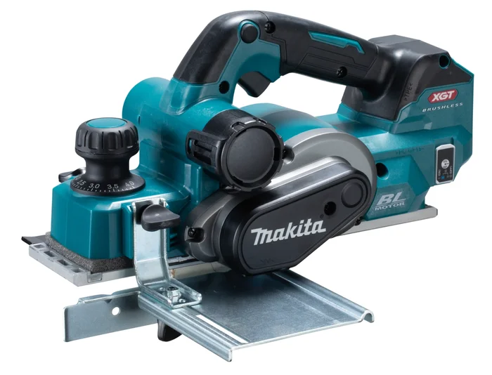 Makita KP001GM201 -Rabot sans-fil – 40V Max Li-ion – 2 batteries 4,0 Ah – Mbox – 82 mm