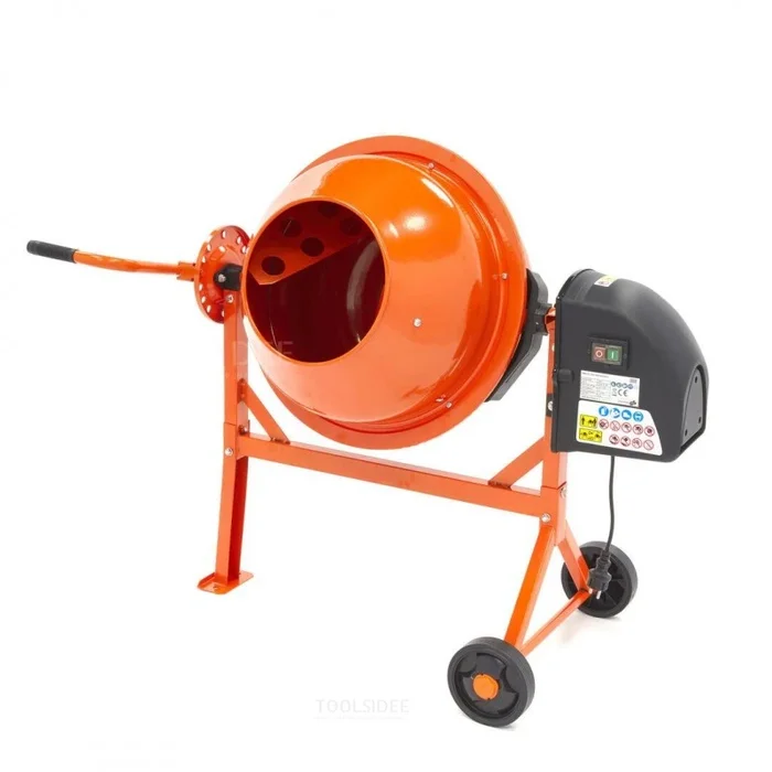 Malaxeur à béton, bétonnière 63 litres HBM