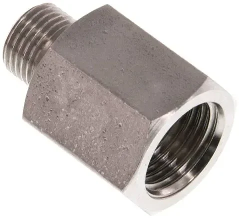 Mamelon de réduction G 1/8&Prime;(mâle)-G 1/4&Prime;(femelle), 1.4571