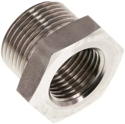 Mamelon de réduction G 3/4&Prime;(mâle)-G 1/2&Prime;(femelle), 1.4571