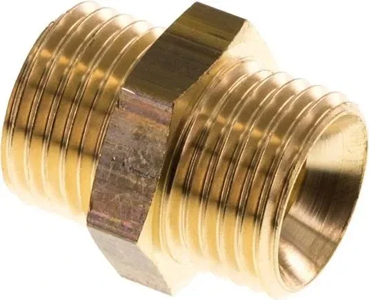 Mamelon double M 16×1,5-M 16×1,5, laiton