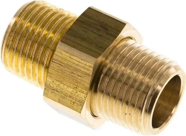 Mamelon double séparable R 1/2″-R 1/2″, laiton