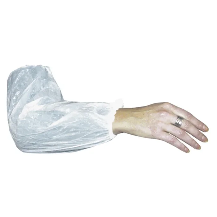 Manchette POLYETHYLENE SLEEVE blanc 40 cm – Lot de 100 – COVERGUARD – 45330