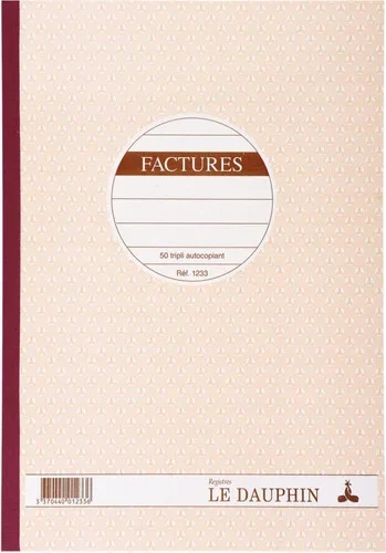 Manifold Factures NCR 21 x 29,7 cm 50 triplicatas