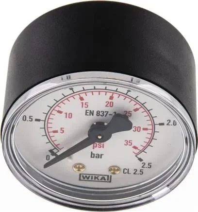 Manomètre horizontal (KU/Ms), 50mm, 0 – 2,5 bar, G 1/8