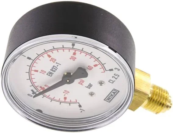 Manomètre vertical (KU/Ms), 63mm, -1 à 3 bar, G 1/4