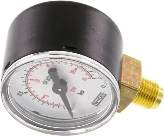 Manomètre vertical (ST/Ms), 40mm, 0 – 1,6 bar, G 1/8