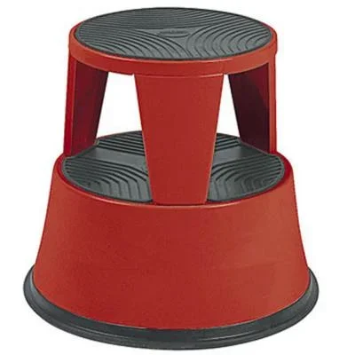 Marchepied tabouret métal – rouge