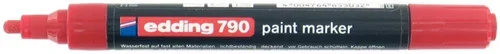 Marqueur peinture permanente E 790 pointe ogive rouge