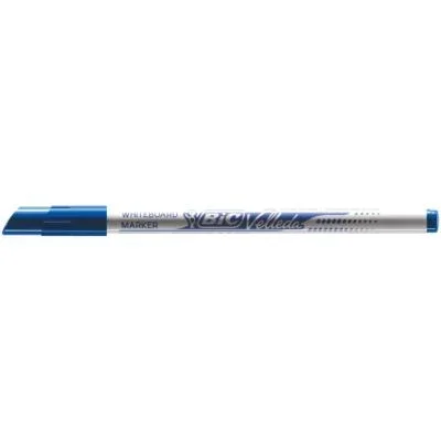Marqueur pour tableau blanc Bic Velleda 1721 – encre liquide – pointe ogive fine – largeur de trait de 1,5 – encre bleue